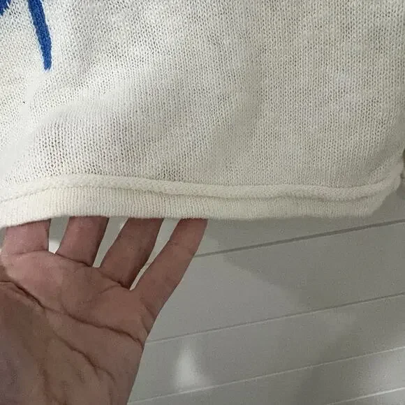 Lilly Pulitzer | Danette Sweater Resort White Coffee Beach Repeat Preppy XS - Picture 4 of 7